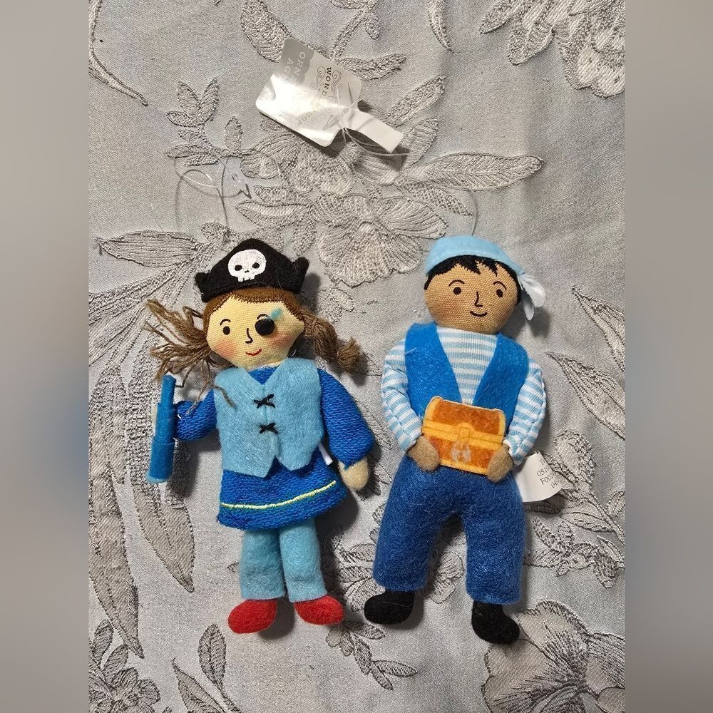 Set of 2 Wondershop Target Pirates Christmas Ornaments Seasonal Decor NWT